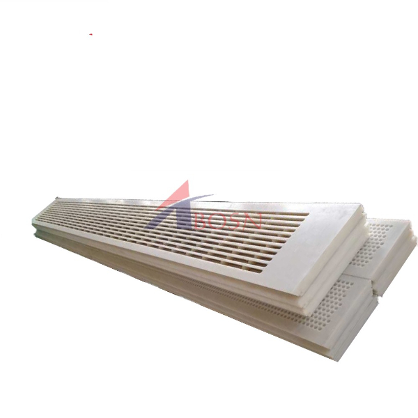 UHMWPE And Ceramic Dewatering Elements Suction Box Cover Filter Plate