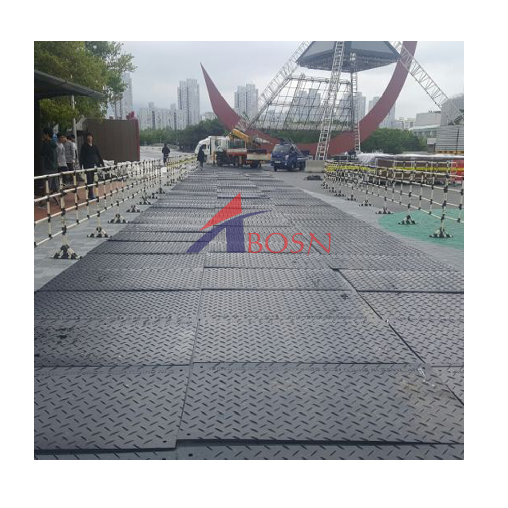 Plastic HDPE Ground Protection Mats For Temporary Events